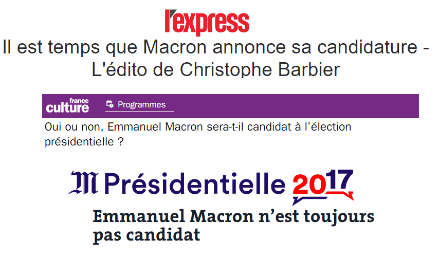 Macron candidat 1