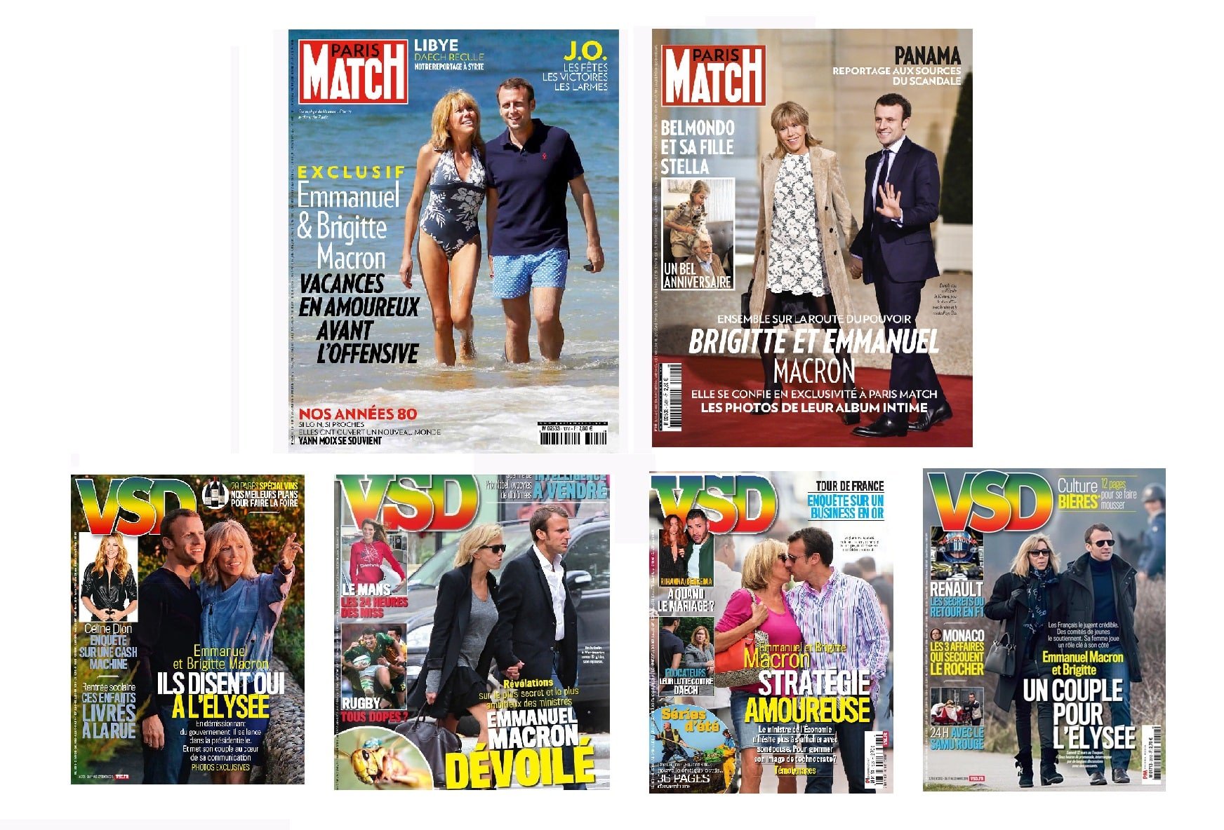 Macron - presse people