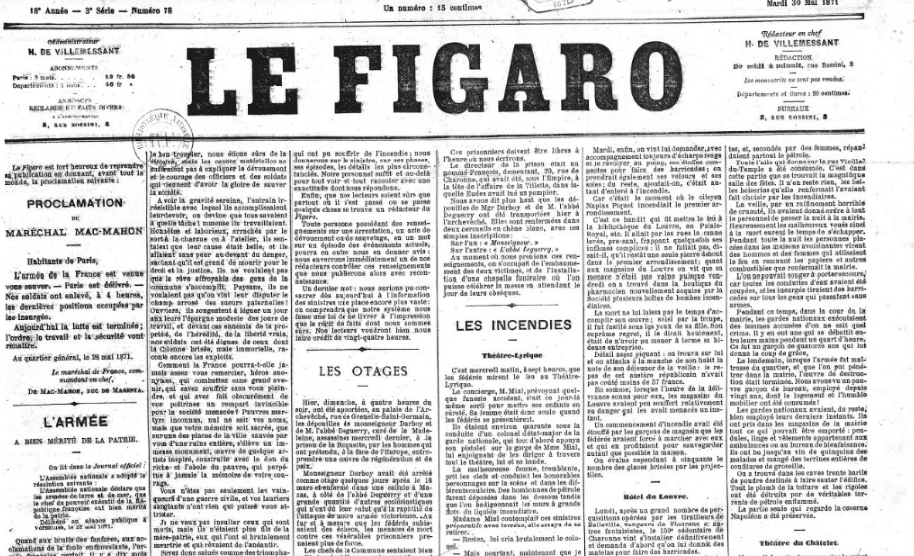 La responsabilité de la presse dans la répression de la Commune de Paris