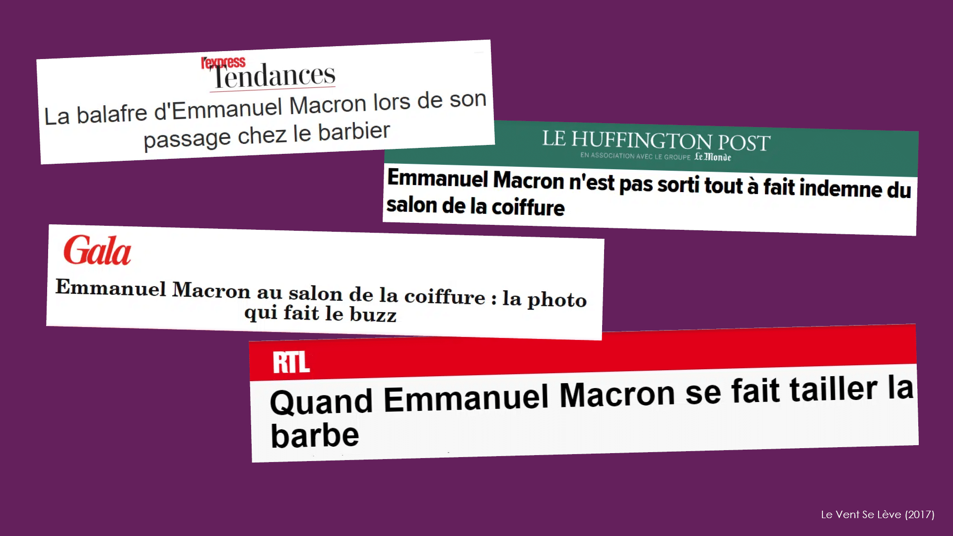 Macron Média Le Vent Se Lève LVSL 2017 Barbe