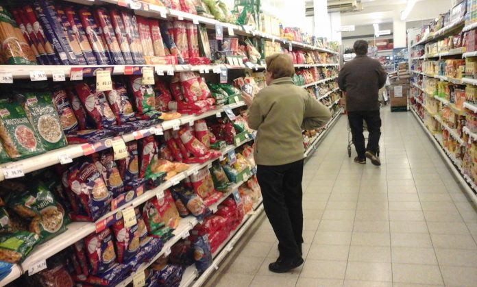 Argentins. Supermarché. Rosario, 13 septembre 2019.