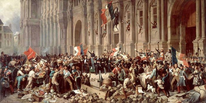 Lamartine drapeau tricolore https://venividisensivvs.files.wordpress.com/2016/04/lamartine-devant-lhc3b4tel-de-ville-refusant-le-drapeau-rouge.jpg
