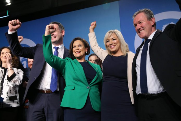 Sinn Féin President Mary Lou McDonald and Vice President Michelle O'Neill - Sinn Féin