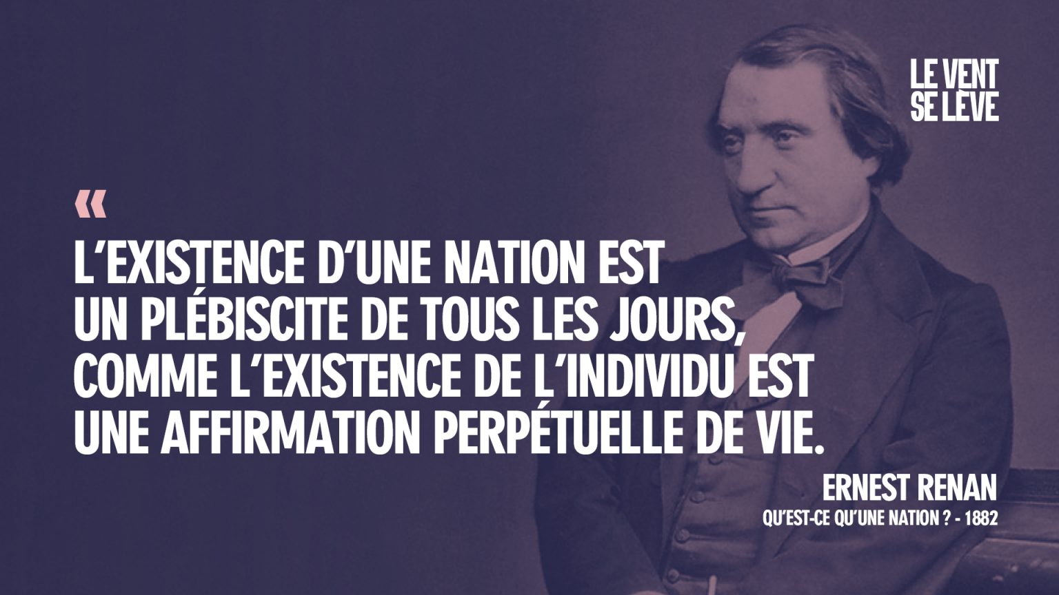 Ernest Renan « Qu’estce qu’une nation