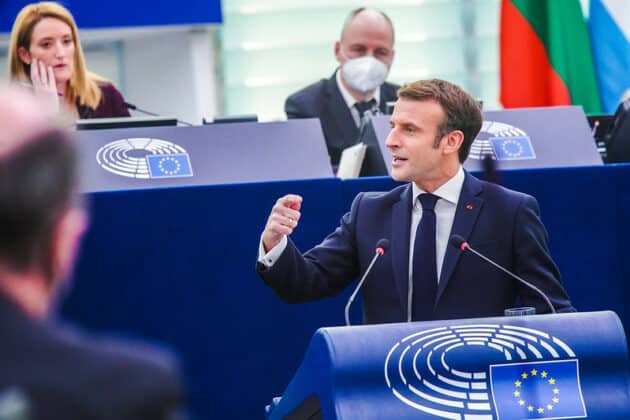 Macron - Europe fédérale - Le Vent Se Lève