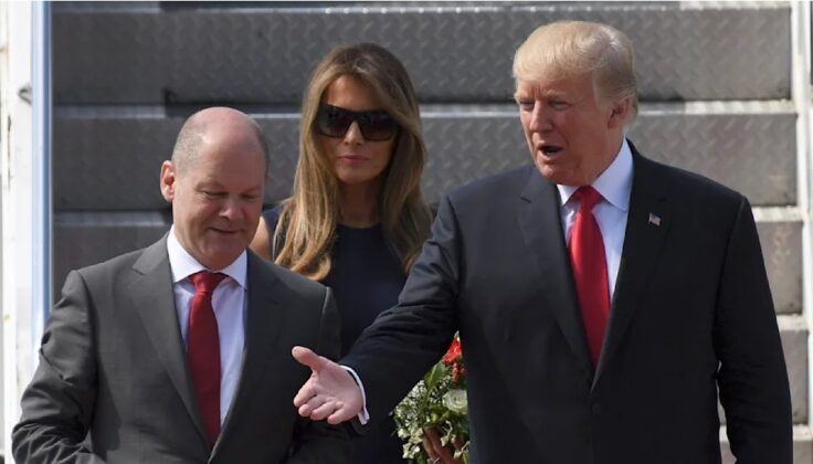 Scholz - Trump - Le Vent Se Lève